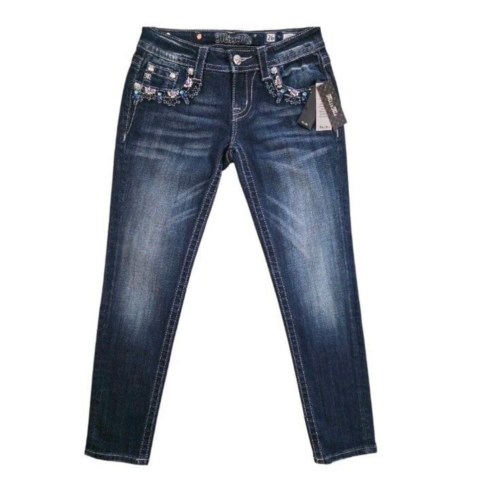 Miss Me Women's Size 26 Skinny Low Rise Jeans